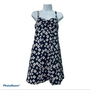 Patagonia Chambray Blue and White Pattern Dress